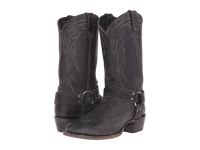 2016 Frye Cowboy Boots Boots for Men - Billy Harness - Black Polished Stonewash Sale Online